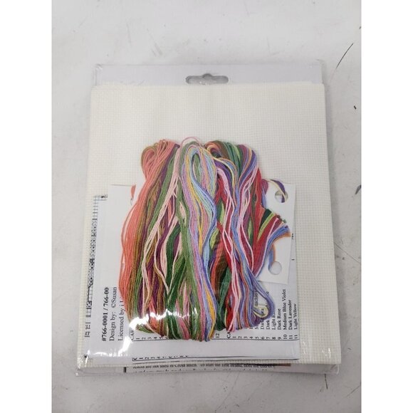 Janlynn Counted One Cross Stitch Kit 2004 And The Two Shall Become 16"x12" NEW - Picture 6 of 7